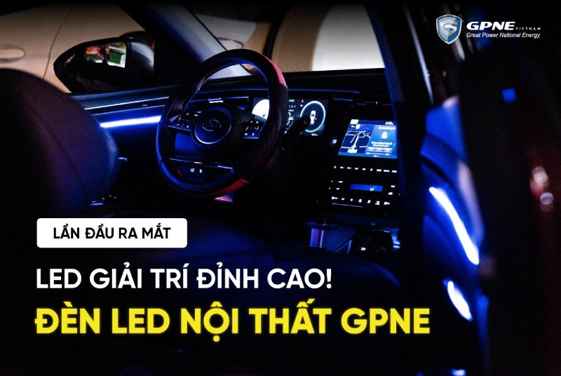 lắp đèn led nội thất ô tô