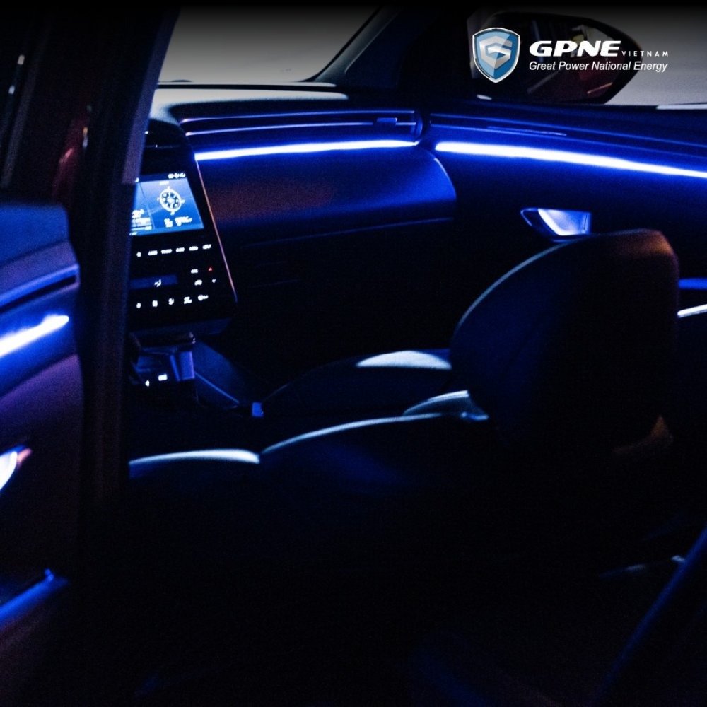 cách lắp led viền nội thất ô tô
